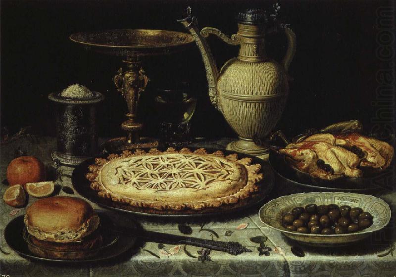 PEETERS, Clara bord med paj,vit och oliver china oil painting image